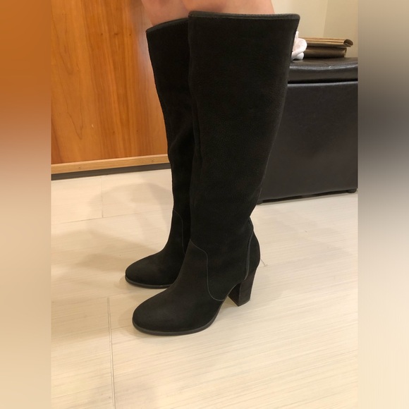 Vince Camuto Black leather long boots - Picture 10 of 10